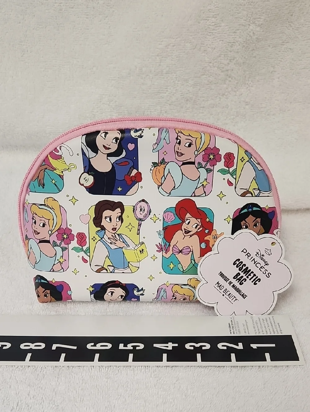 Disney Pink & Multi-Color Princess Cosmetic Bag